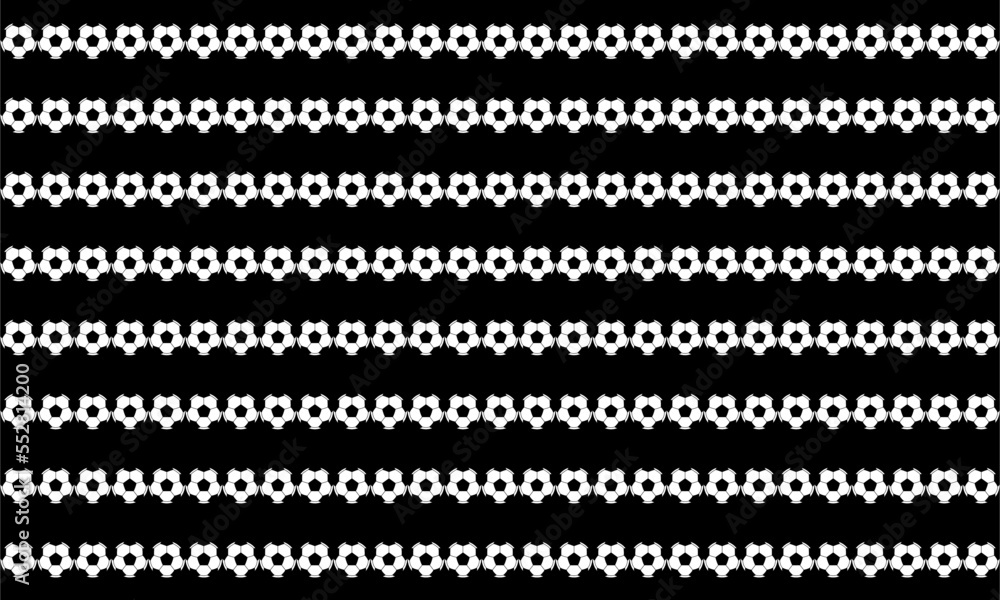 Seamless Motif Pattern made from Foot Ball or Soccer Ball Composition for Background, Pattern, Decoration, Ornate, Website or Graphic Design Element. Vector Illustration Seamless Motif Pattern made from Foot Ball or Soccer Ball Composition for Background, Pattern, Decoration, Ornate, Website or Graphic Design Element. Vector Illustration