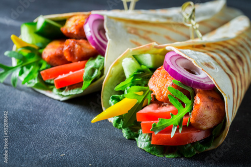 Delicious and homemade gril...