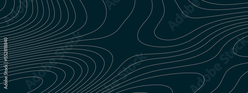 The stylized colorful abstract topographic map with lines and circles background.  Abstract topographic contours map background. Topographic map patterns, topography line map.