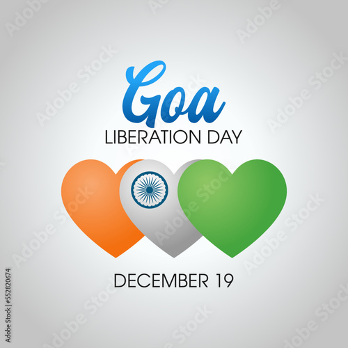 vector graphic of goa liberation day good for goa liberation day celebration. flat design. flyer design.flat illustration.