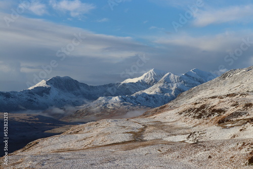 Snowdonia snowdon winter glyderau carneddau wales © MountainGlory