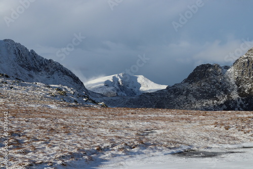 Snowdonia snowdon winter glyderau carneddau wales