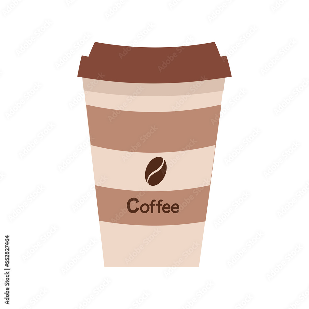 coffee cup icon isolate on transparent background.