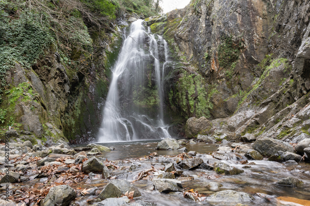 Fototapeta premium Yalova city waterfall in the forest. Turkey waterfalls