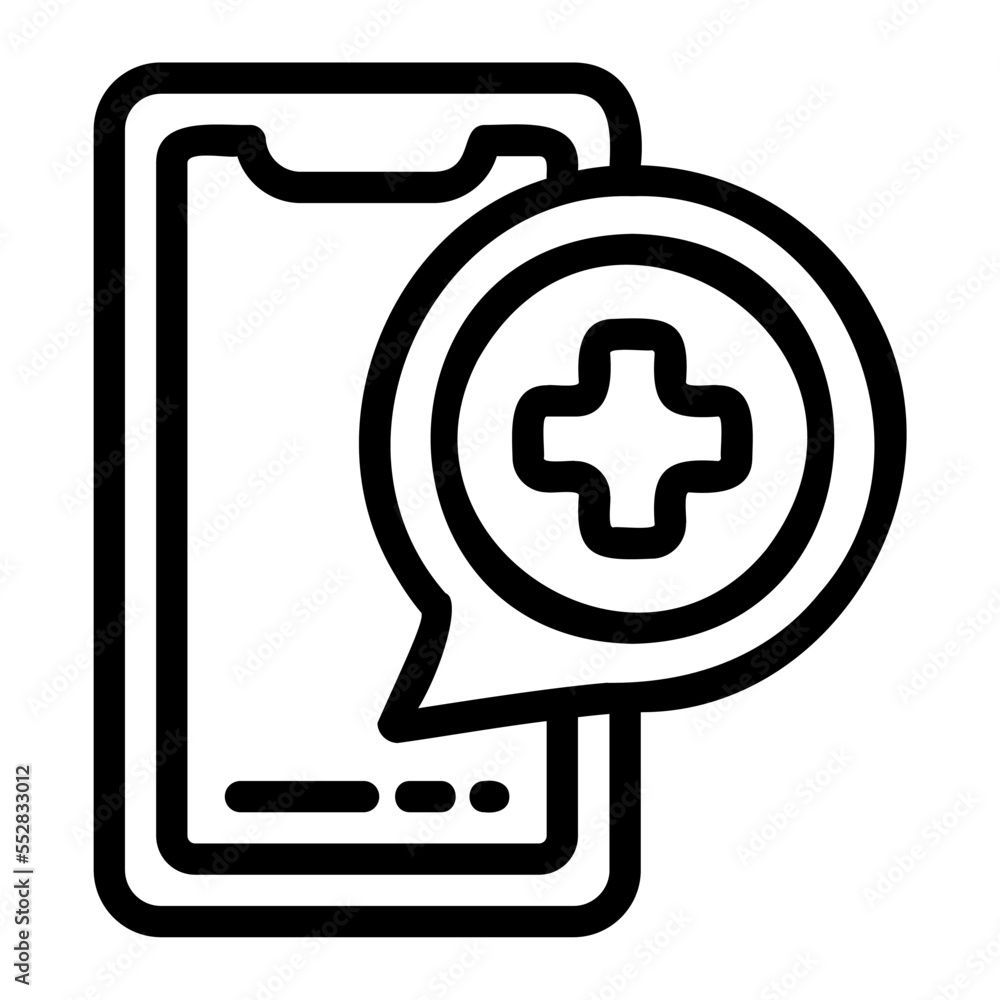 Icon Health care medical app Icon Health care medical app