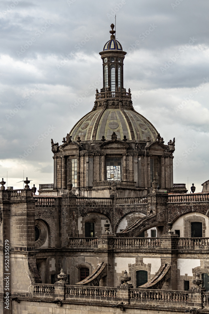 Mexico City Metropolitan Cathedral exterior details, Mexico