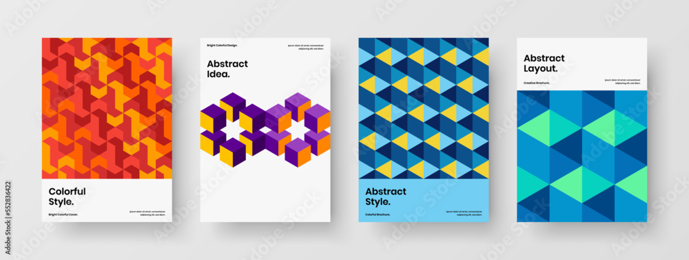 Simple book cover A4 vector design template composition. Premium mosaic pattern presentation concept collection. Simple book cover A4 vector design template composition. Premium mosaic pattern presentation concept collection.