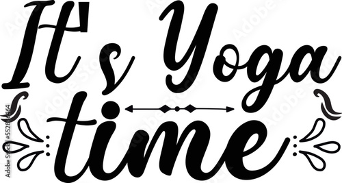 it's yoga time