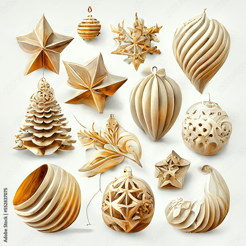 Weihnachten Dekoration 3d Vektor Elemente Weihnachten Dekoration 3d Vektor Elemente