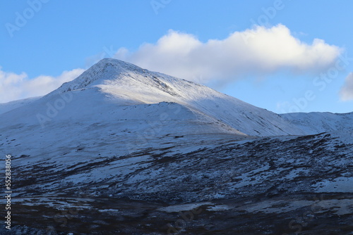 Snowdonia winter carneddau wales