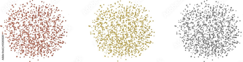 Golden, rose gold and silver confetti round shapes
Golden, rose gold and silver confetti round shapes