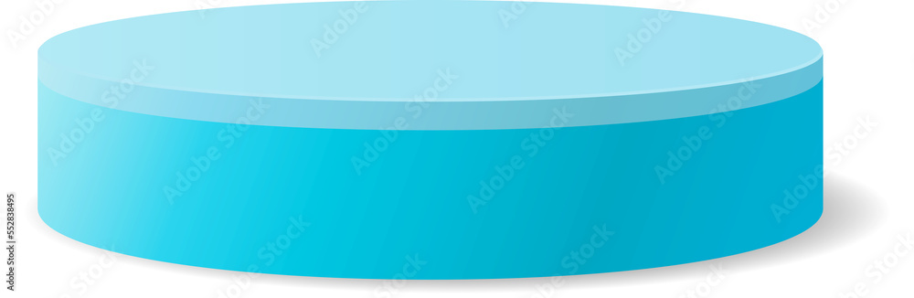 Obraz premium blue podium