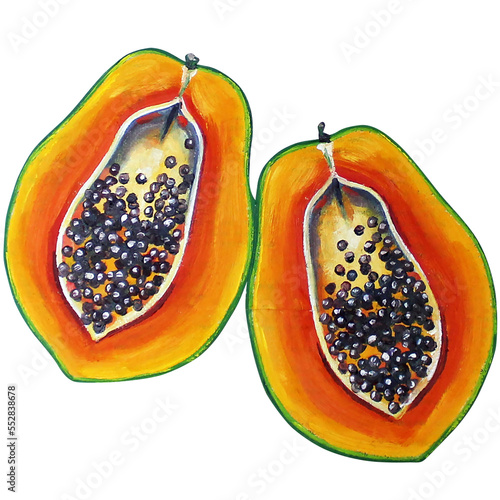 Papaya painting