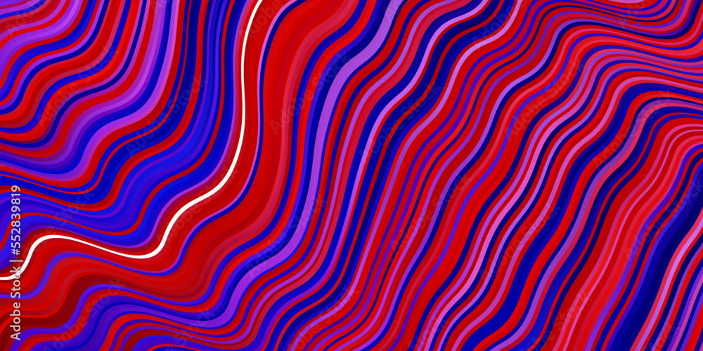 Light Blue, Red vector template with wry lines. Light Blue, Red vector template with wry lines.