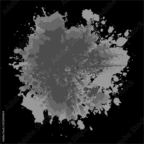 Brush themed abstract vector / illustration design, suitable for use on canvas print media such as wall hangings etc