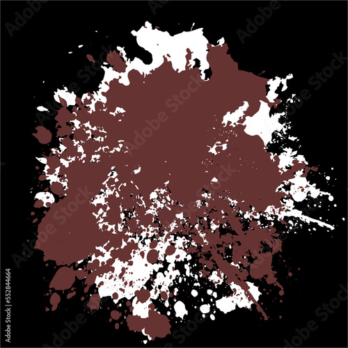Brush themed abstract vector / illustration design, suitable for use on canvas print media such as wall hangings etc
