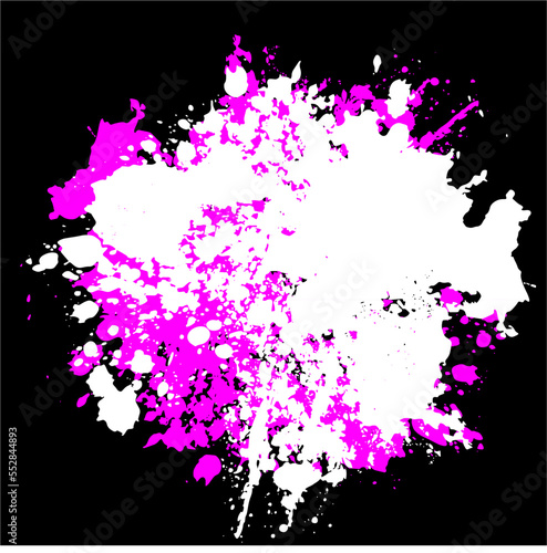 Brush themed abstract vector / illustration design, suitable for use on canvas print media such as wall hangings etc