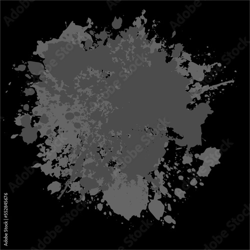 Brush themed abstract vector / illustration design, suitable for use on canvas print media such as wall hangings etc