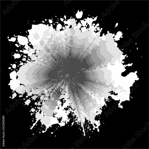 Brush themed abstract vector / illustration design, suitable for use on canvas print media such as wall hangings etc
