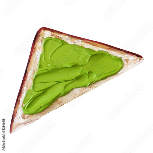 avocado toast painting