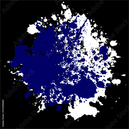 Brush themed abstract vector / illustration design, suitable for use on canvas print media such as wall hangings etc