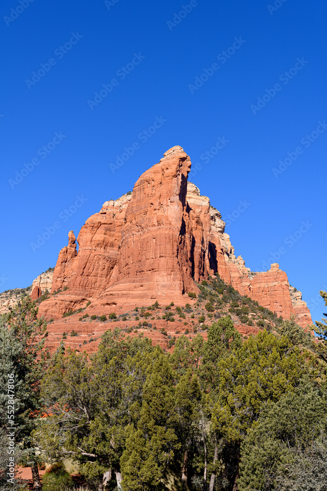 Landscape photograph of Coffee Pot Rock in Sedona, Arizona Landscape photograph of Coffee Pot Rock in Sedona, Arizona