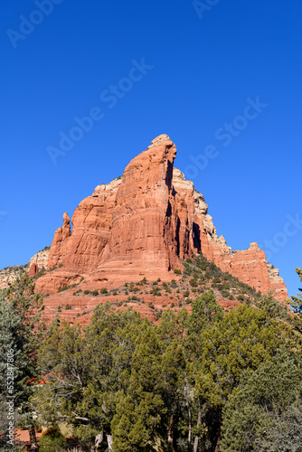 Landscape photograph of Coffee Pot Rock in Sedona, Arizona