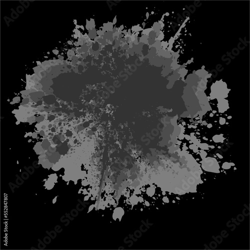 Brush themed abstract vector / illustration design, suitable for use on canvas print media such as wall hangings etc