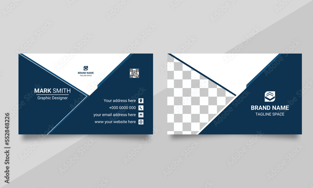 modern template Modern creative business card. clean business card template. luxury elegant business card. blue and gray color vector. vector illustrated card. simple and minimal. doubled sided design modern template Modern creative business card. clean business card template. luxury elegant business card. blue and gray color vector. vector illustrated card. simple and minimal. doubled sided design
