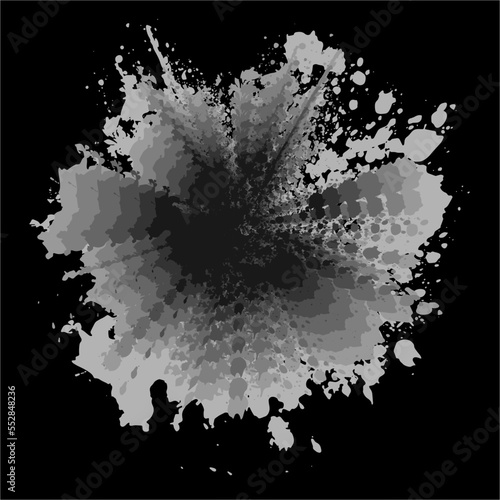 Brush themed abstract vector / illustration design, suitable for use on canvas print media such as wall hangings etc