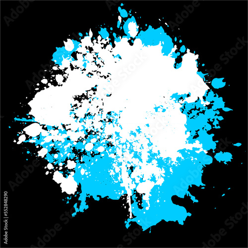 Brush themed abstract vector / illustration design, suitable for use on canvas print media such as wall hangings etc