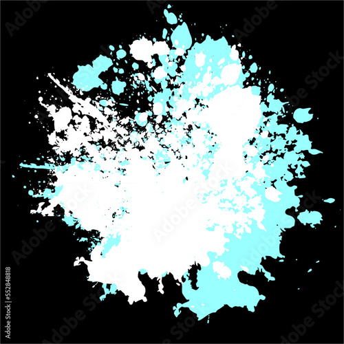 Brush themed abstract vector / illustration design, suitable for use on canvas print media such as wall hangings etc