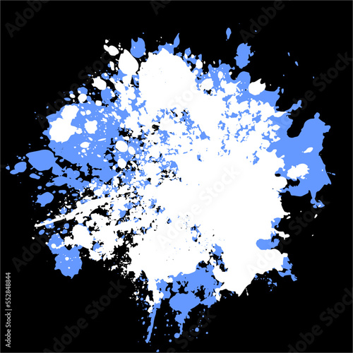 Brush themed abstract vector / illustration design, suitable for use on canvas print media such as wall hangings etc