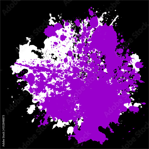 Brush themed abstract vector / illustration design, suitable for use on canvas print media such as wall hangings etc