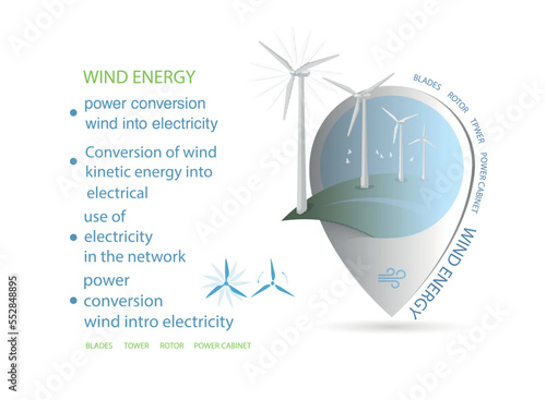 infographics renewable energy earth sun, wind and water