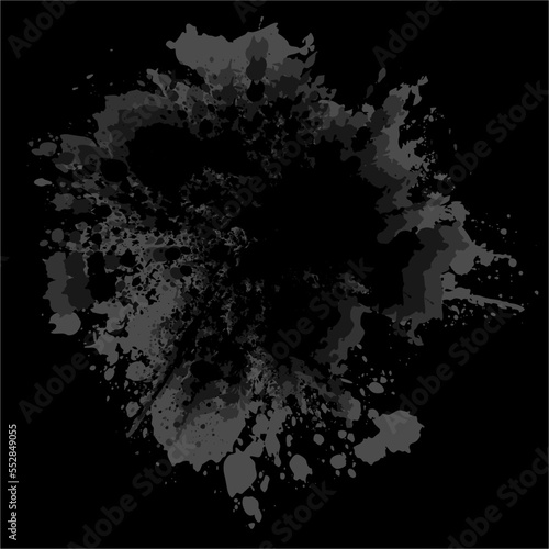 Brush themed abstract vector / illustration design, suitable for use on canvas print media such as wall hangings etc