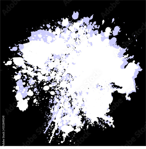 Brush themed abstract vector / illustration design, suitable for use on canvas print media such as wall hangings etc