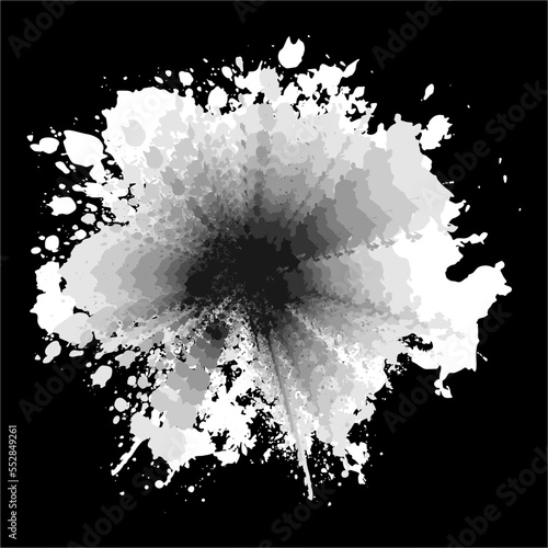 Brush themed abstract vector / illustration design, suitable for use on canvas print media such as wall hangings etc