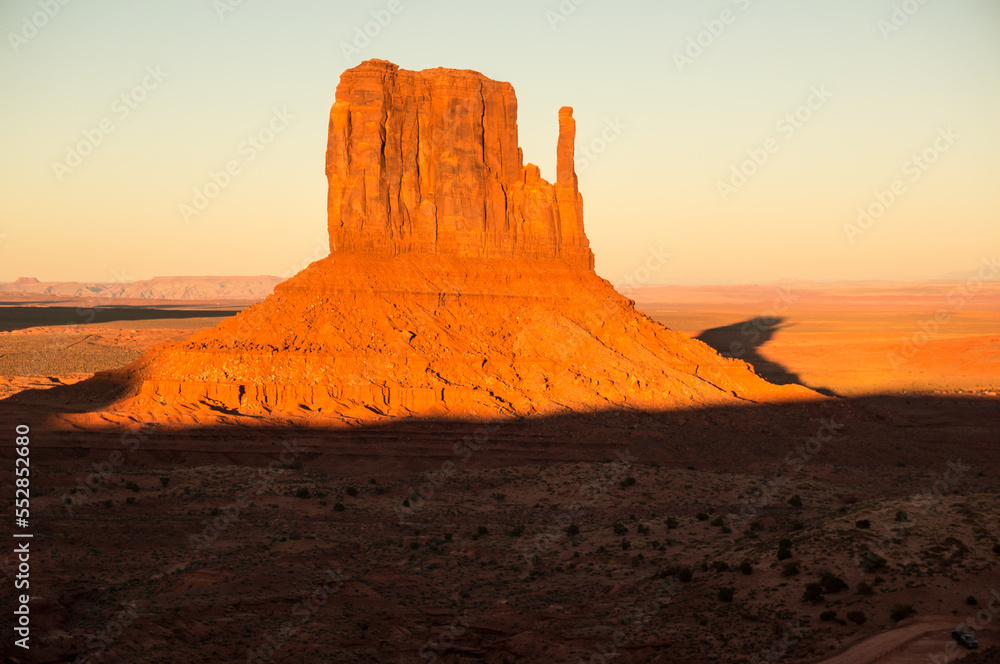 Sunset at Monument valley