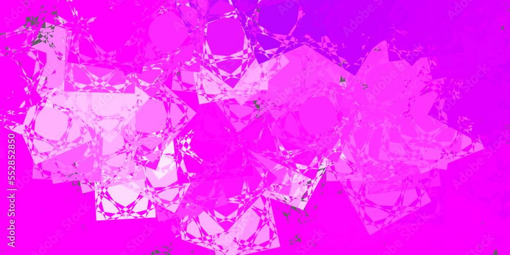 Light Purple, Pink vector template with triangle shapes. Light Purple, Pink vector template with triangle shapes.