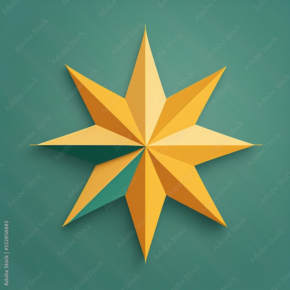 Obraz premium yellow star