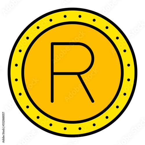 Rand Filled Line Icon