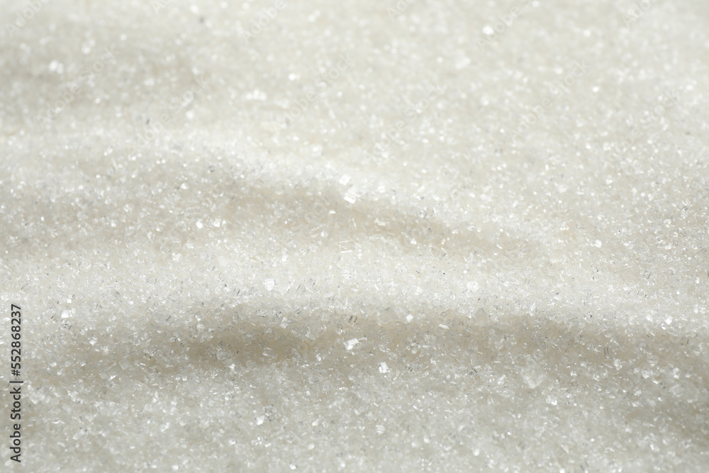 Pile of granulated sugar as background, closeup Pile of granulated sugar as background, closeup