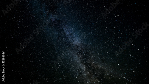 The Milky Way in night sky