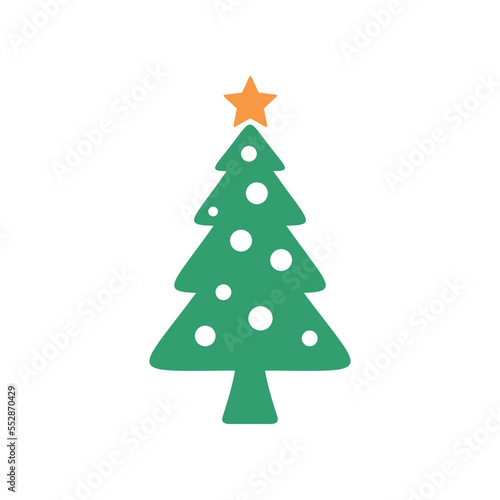 Christmas Icon Vector Logo Template