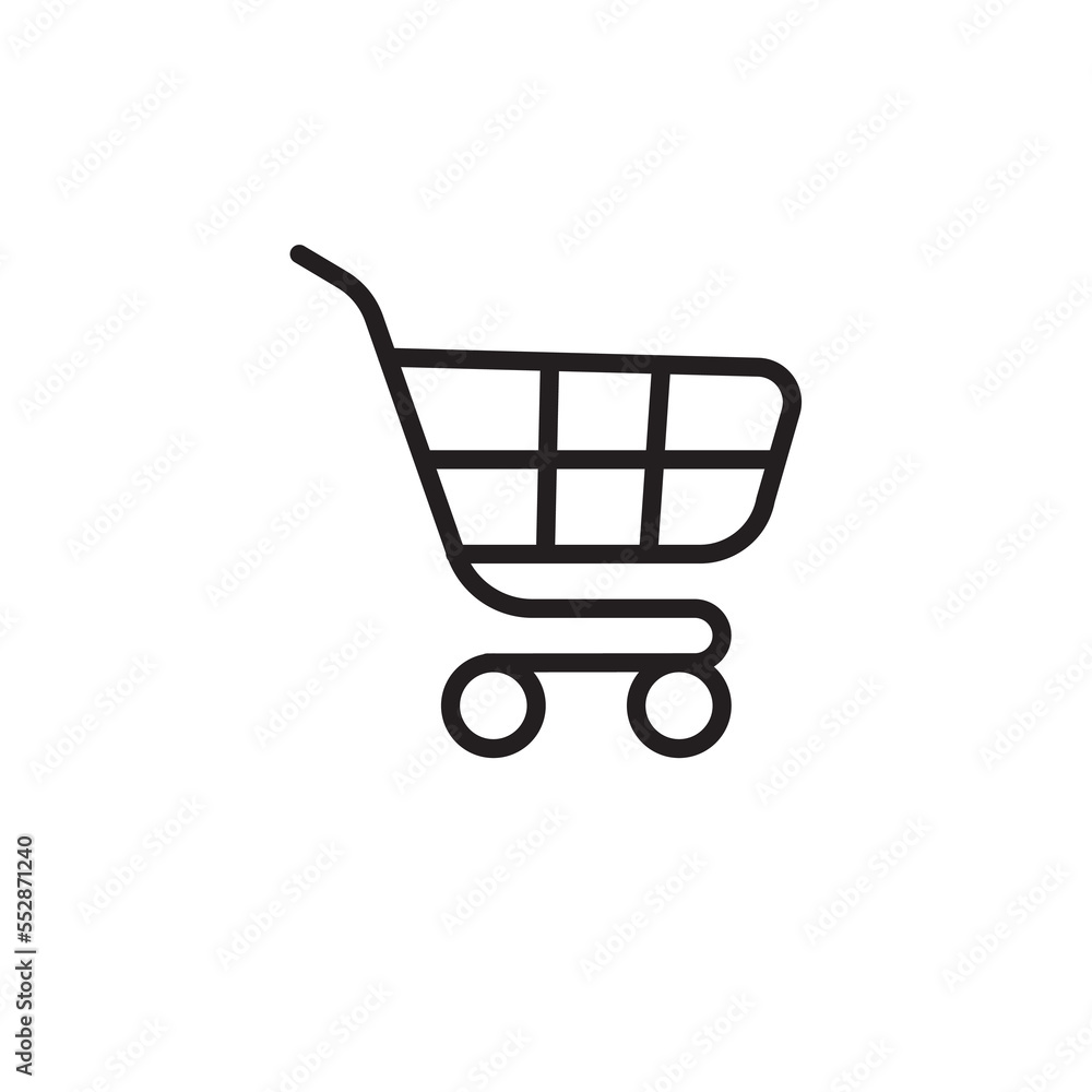 shopping cart icon design vector template shopping cart icon design vector template