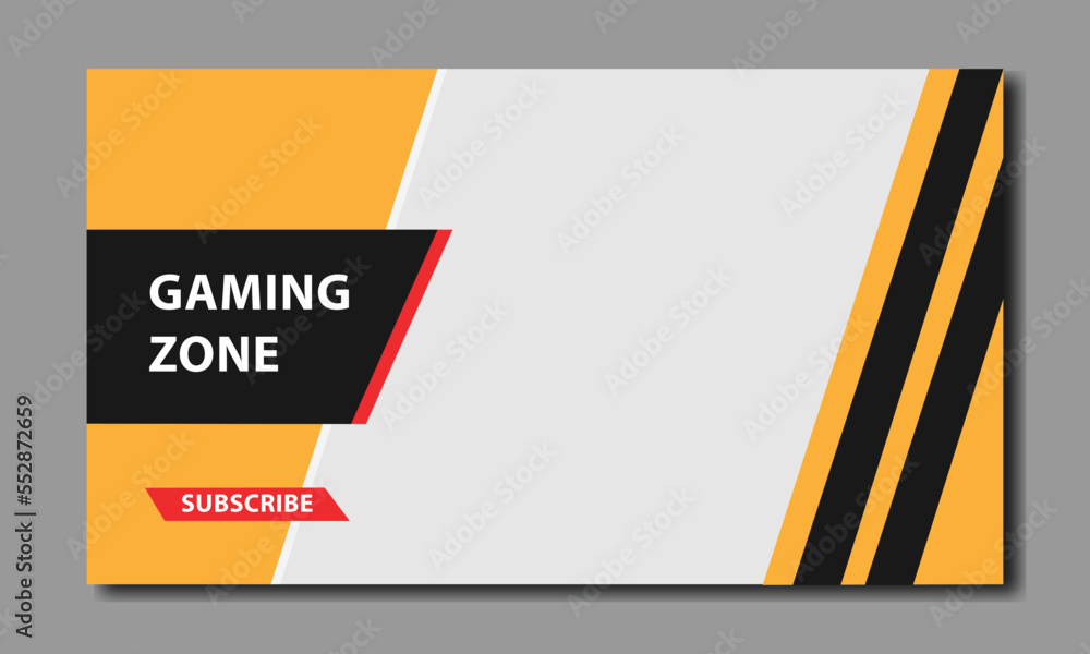 YouTube Gaming Thumbnail Template YouTube Gaming Thumbnail Template