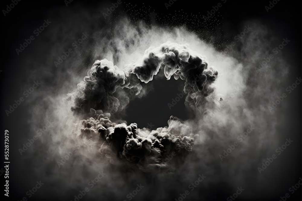 explosion of smoke explosion of smoke