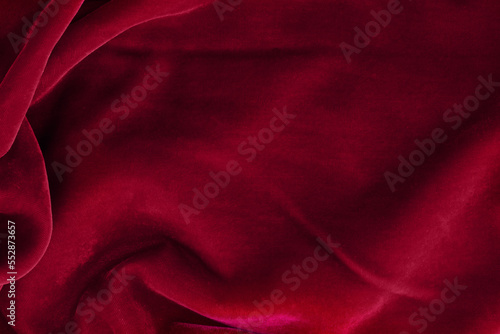 Fényképezés abstract texture of draped viva magenta velvet background