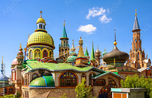 Photography All Religions temple in Kazan, Tatarstan, Russia